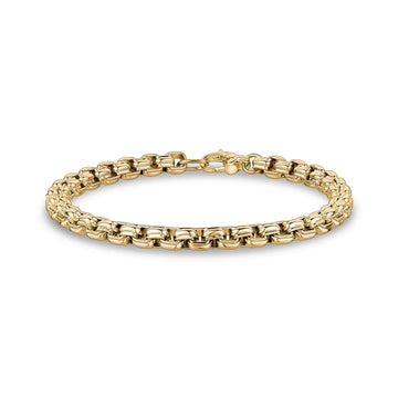 Round Box Link Bracelet