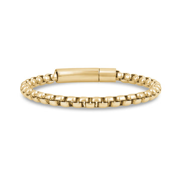 Round Box Link Bracelet