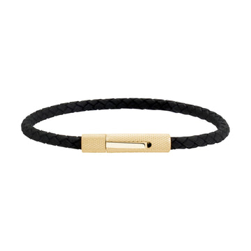 Slim Bracelet with Textured Clasp