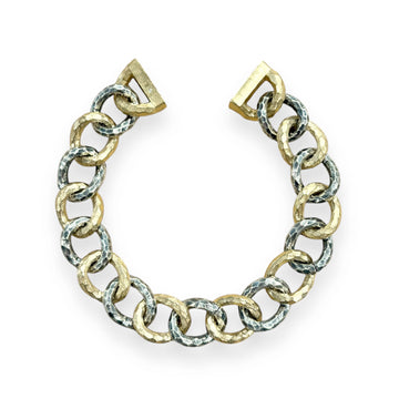 Gold/Black Link Chain Bracelet