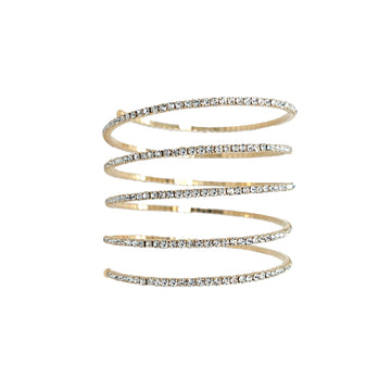 Gold Spiral Bracelet