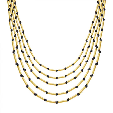 Cylinder Bead Necklace