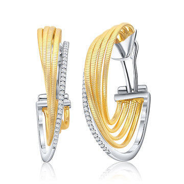 Swirl Hoop Earrings