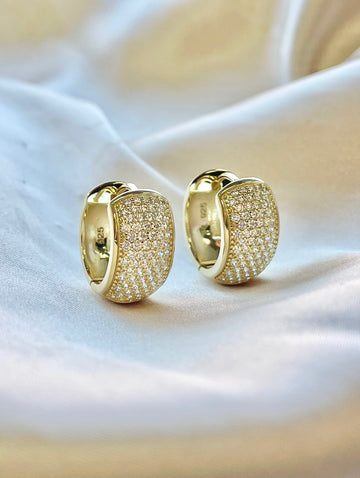 Pave Small Huggies