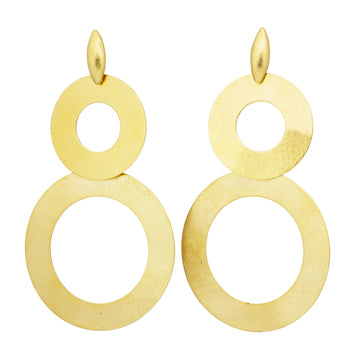 Double Circle Earrings