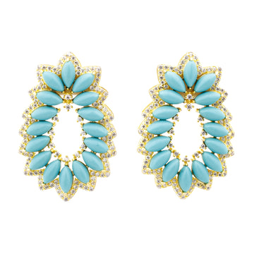 Turquoise Hugger Earring