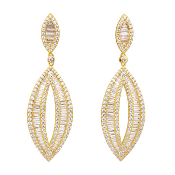 Baguettes Drop Earring