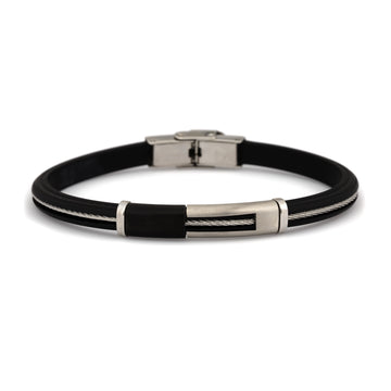 Black Rubber Bracelet