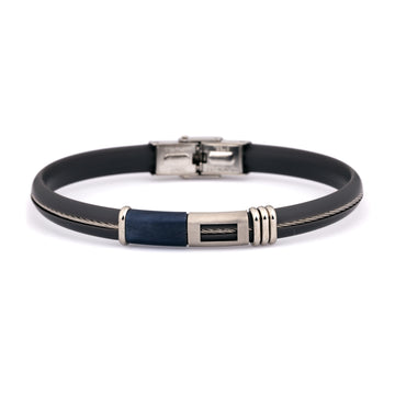 Black Rubber Bracelet