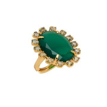Green Onyx Ring
