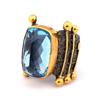 Blue Topaz Ring