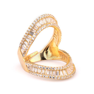 Baguettes Cocktail Ring