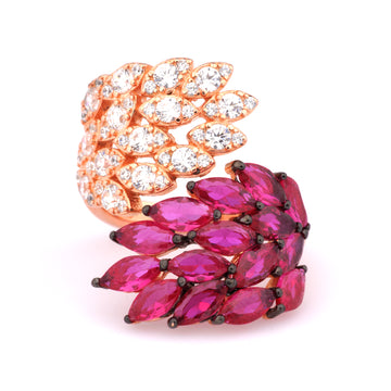 Feather Swirl Ring