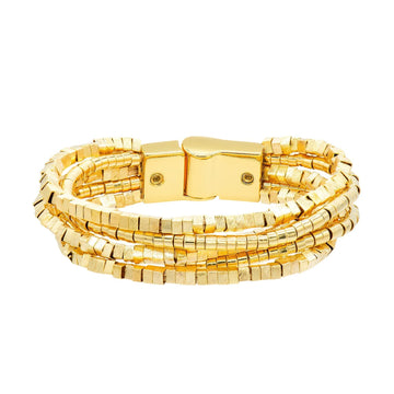 Cubic Beads Bracelet