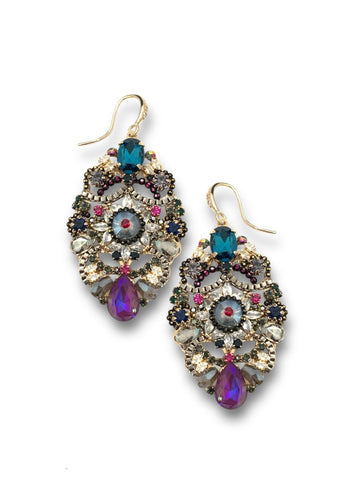 Amethyst mix Drop Earring