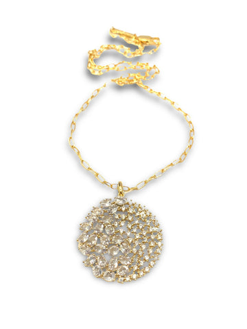 Luna Sol Medallion Necklace