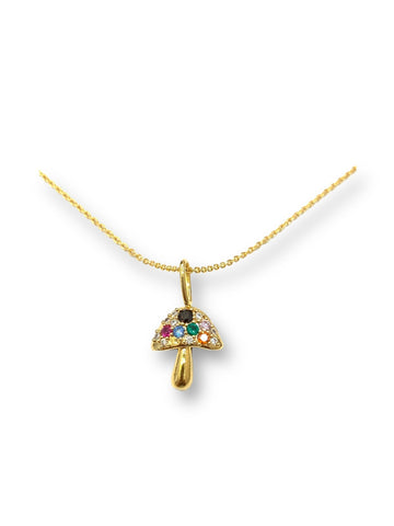 Short Mushroom Necklace