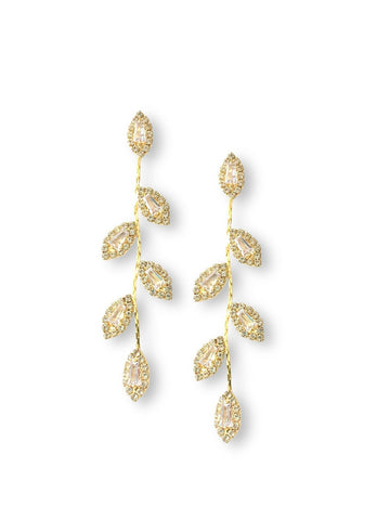 Leaf Drop Earrings