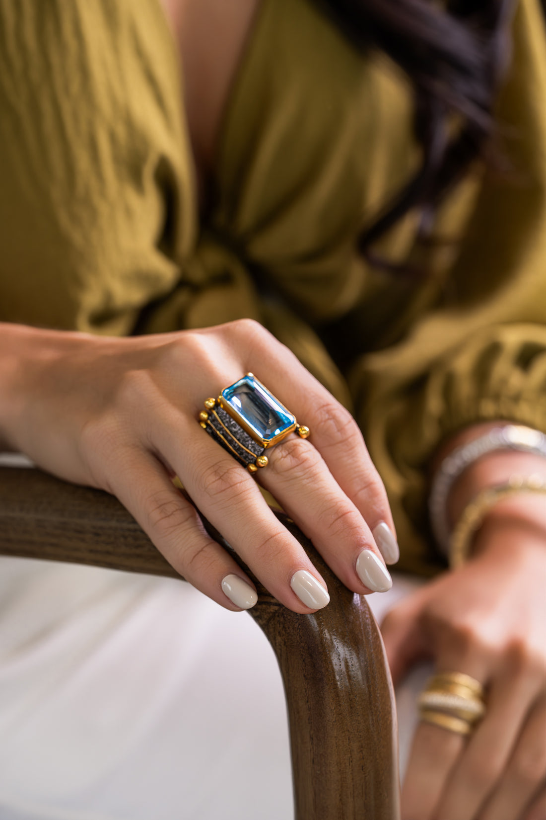 Blue Topaz Ring