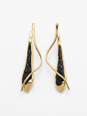 Black Resing Earrings