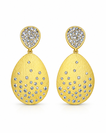 Scattered Pave Earring