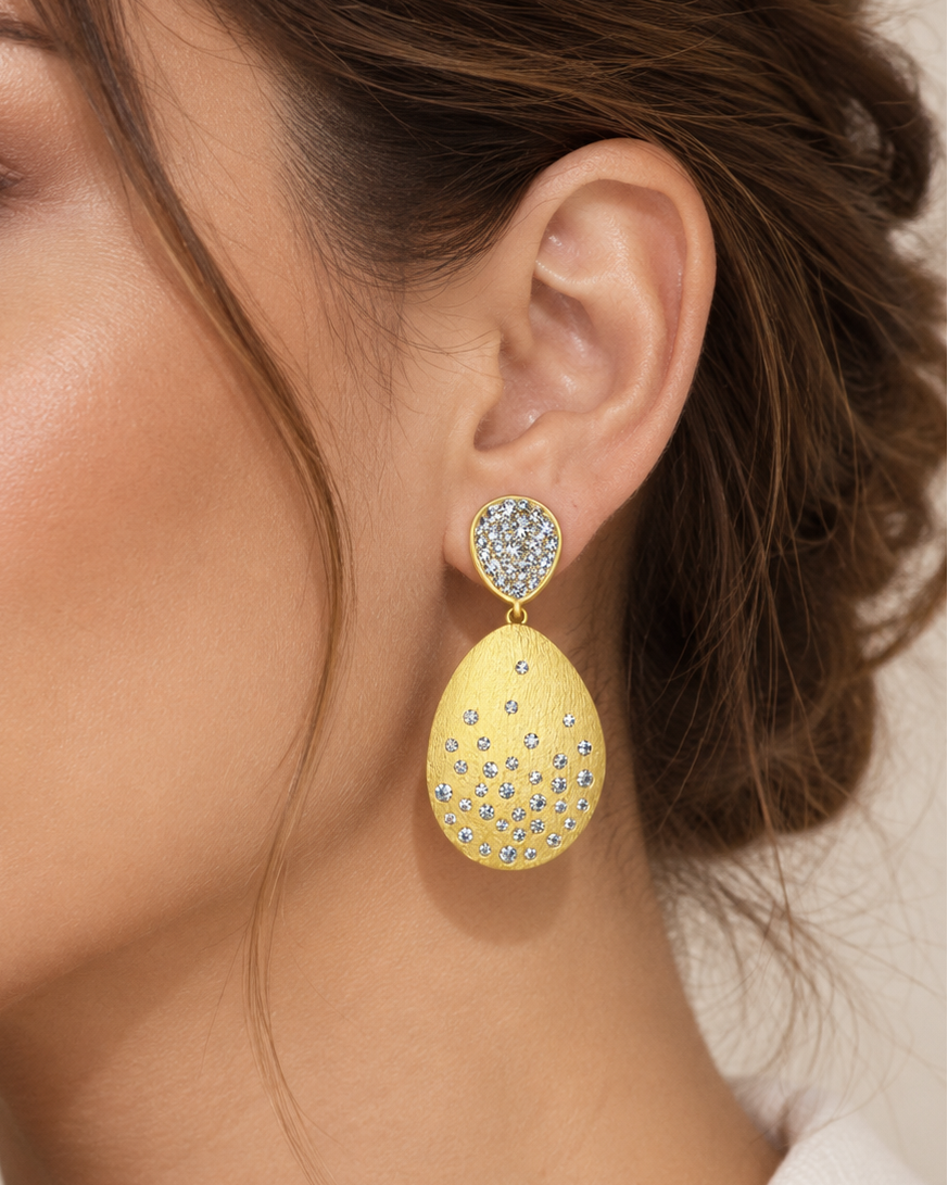 Scattered Pave Earring