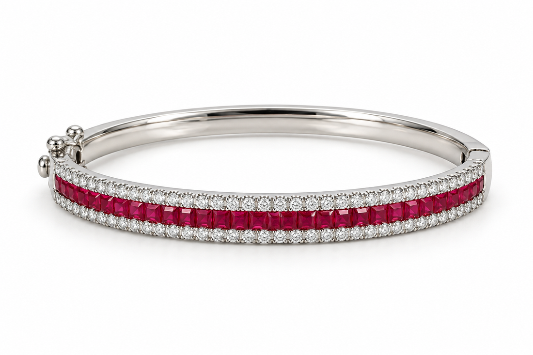 Pave Colors Bangle