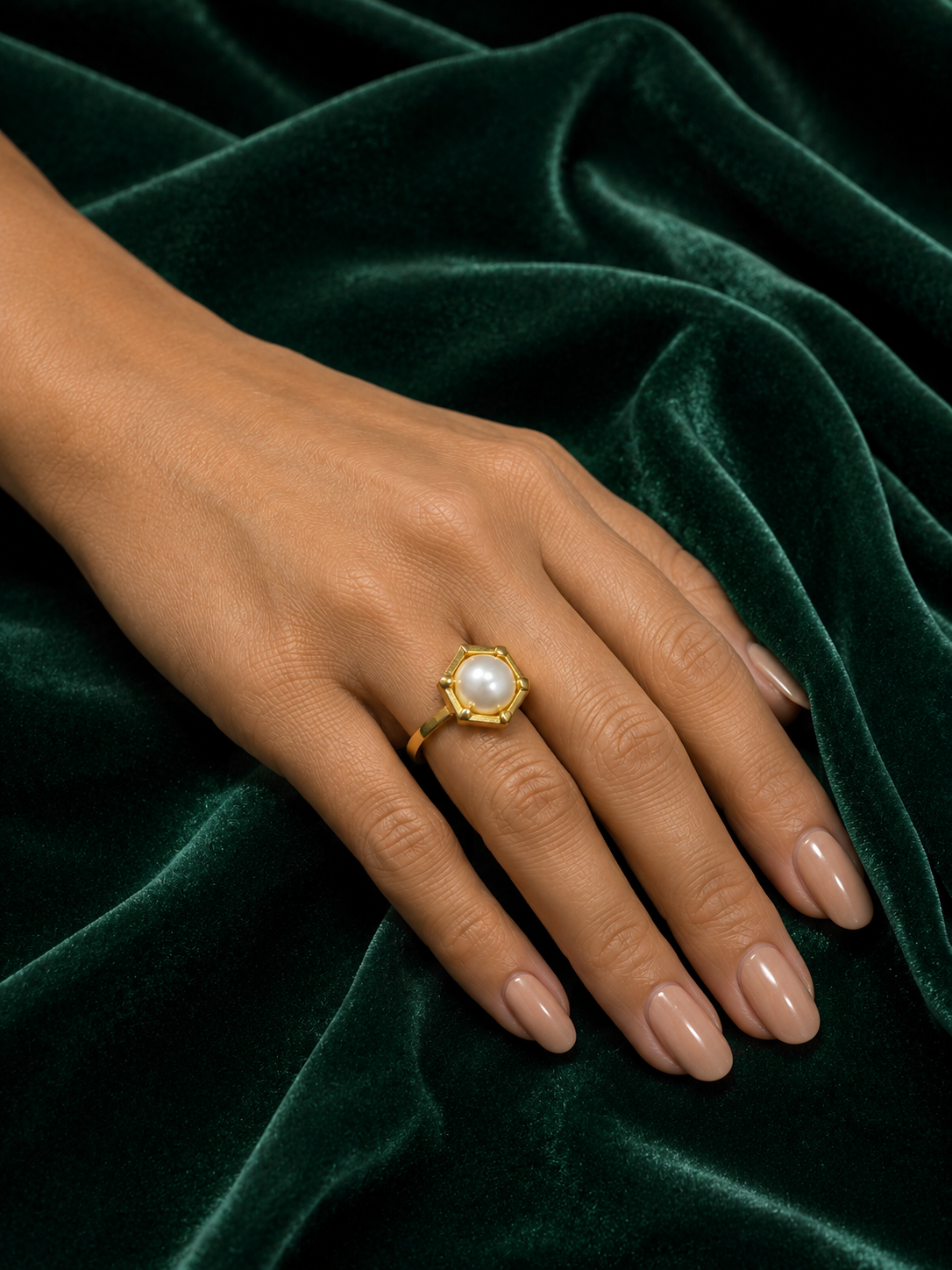 Delicate Pearl Ring