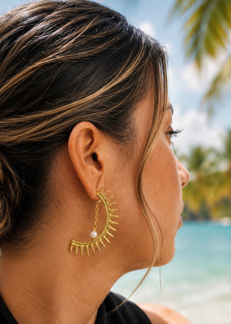 Zag Side Earrings