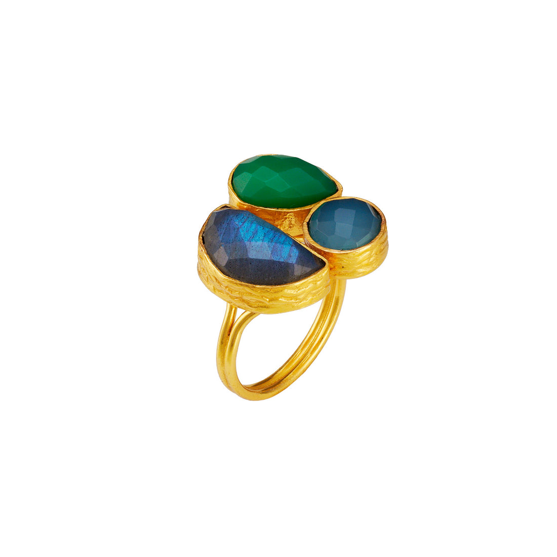 Adjustable stones ring
