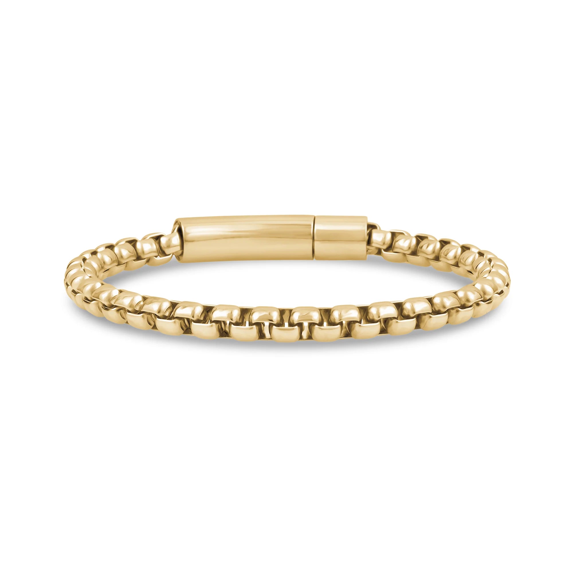 Round Box Link Bracelet