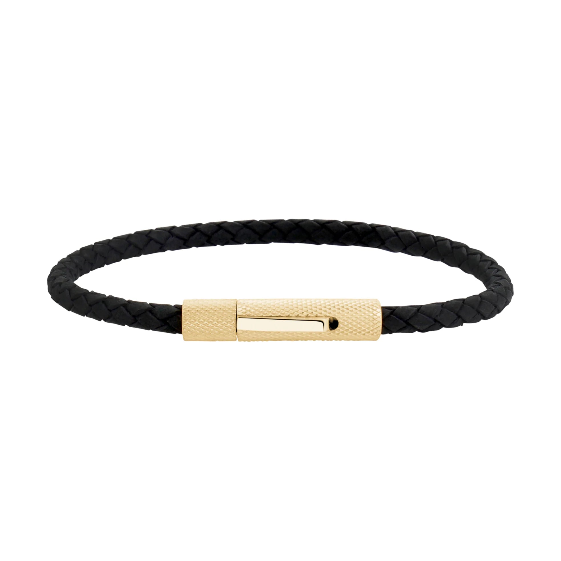 Slim Bracelet with Textured Clasp