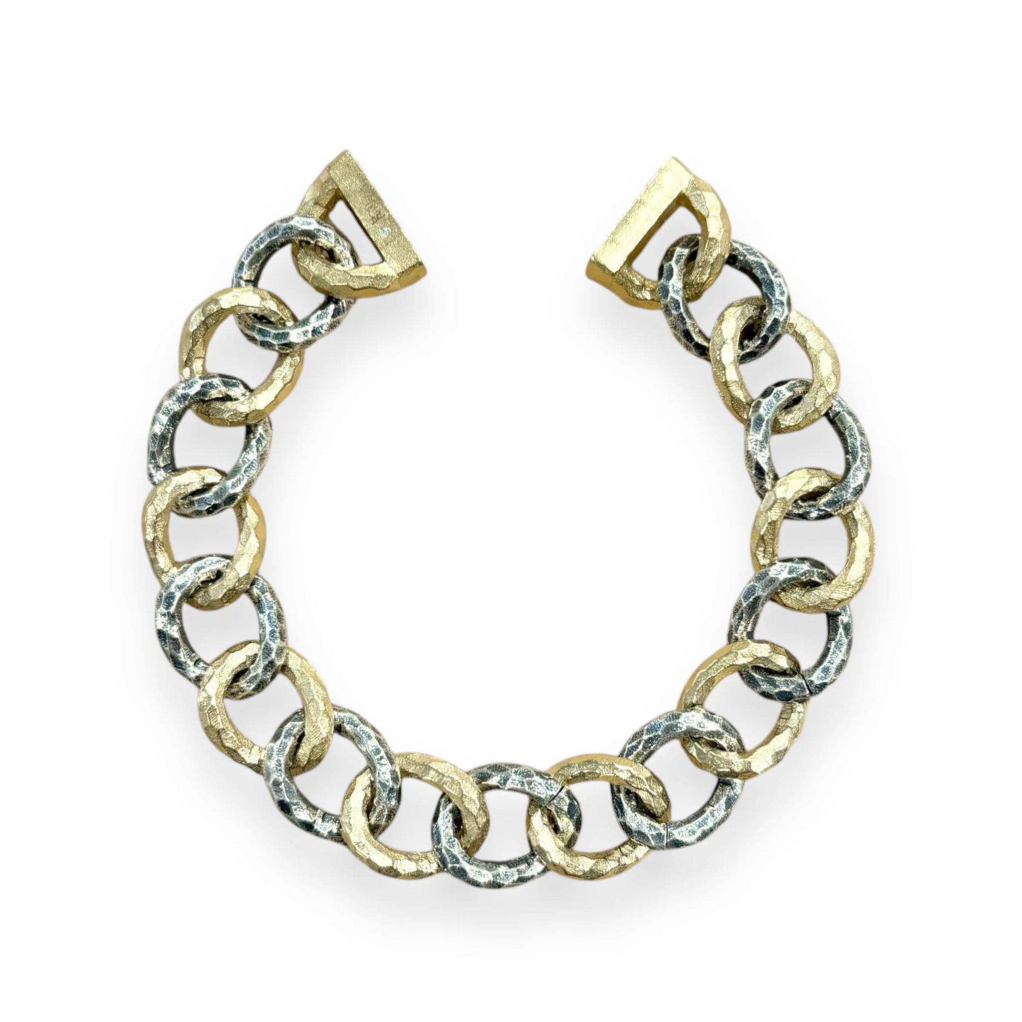 Gold/Black Link Chain Bracelet