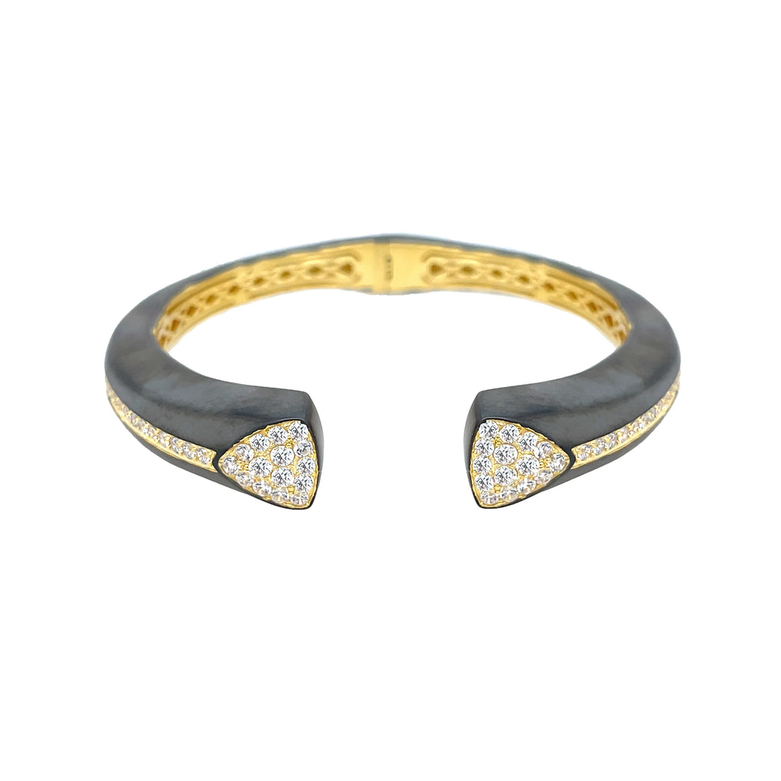 Triangle Tips Hinge Bangle