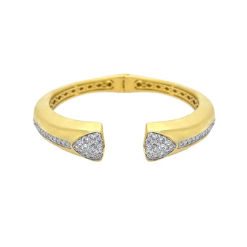 Triangle Tips Hinge Bangle