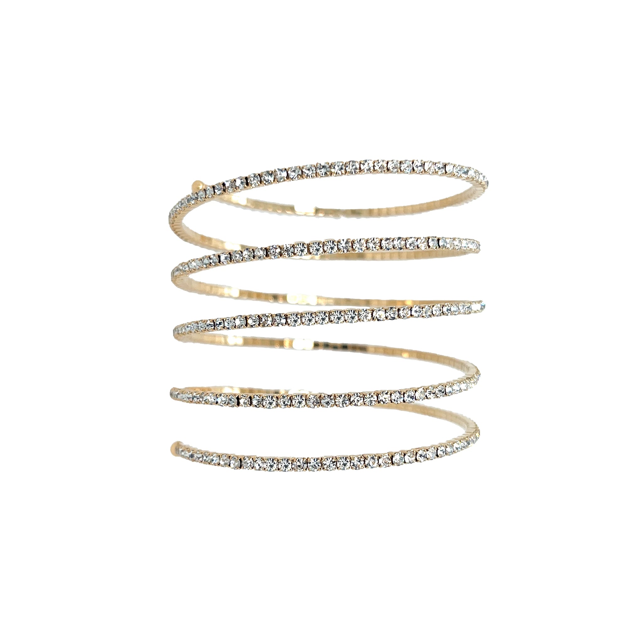 Gold Spiral Bracelet
