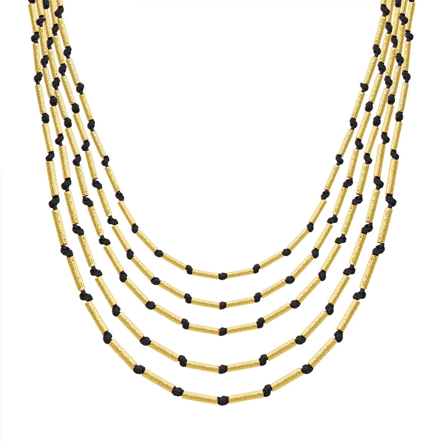 Cylinder Bead Necklace