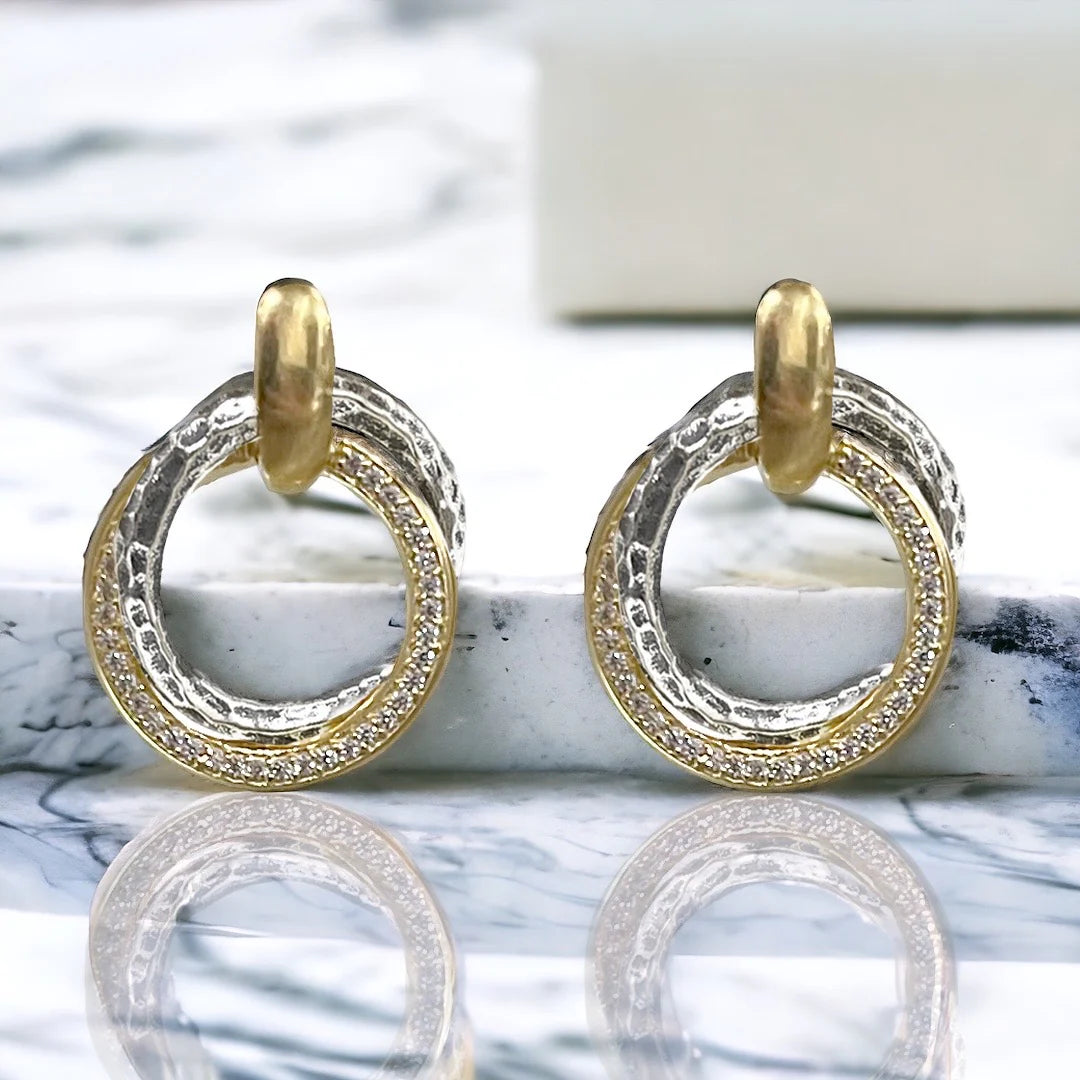 Mixed Metal Earrings