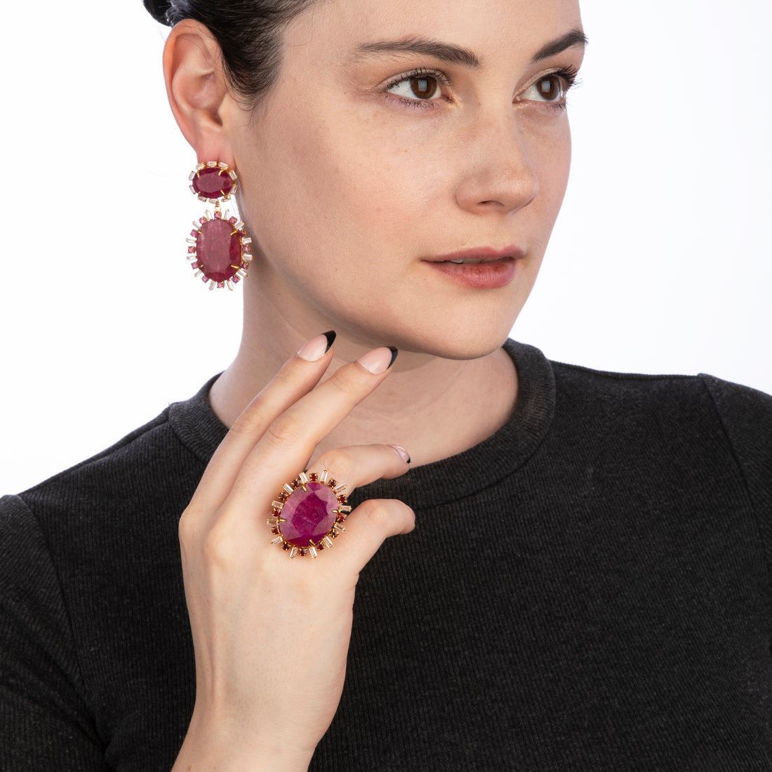 Oval Ruby Ring