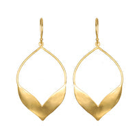 Fluttering Petals Gold Earrings