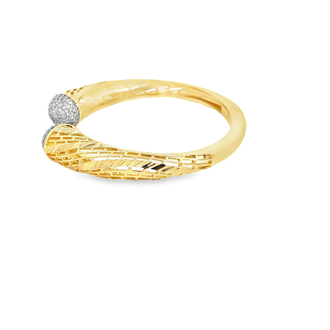 Hinge Detailed Bangle