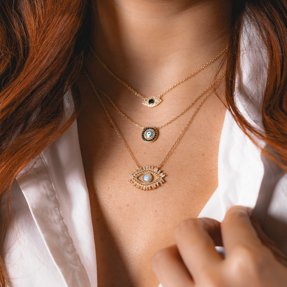 Black Onyx Eye Necklace