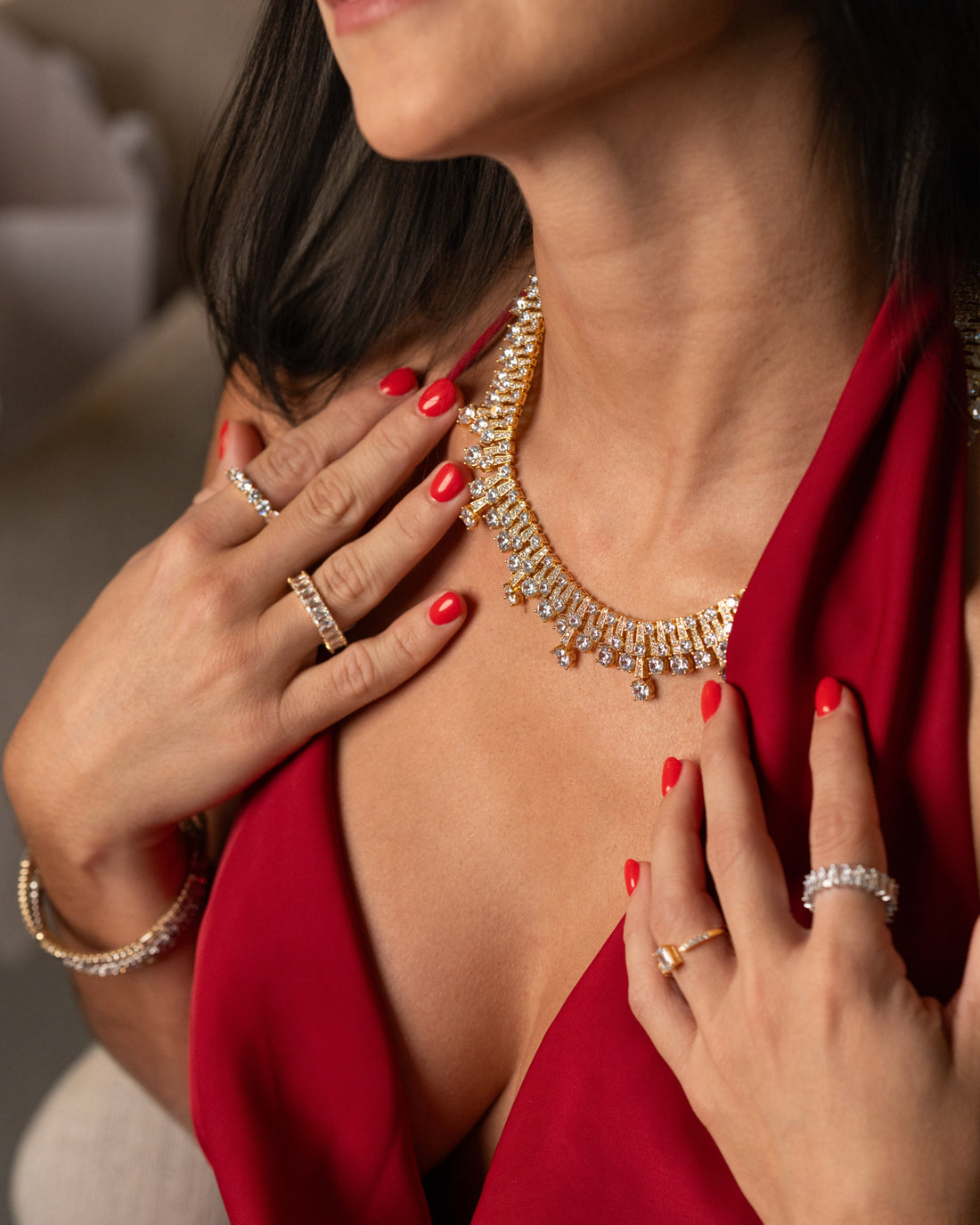 Couture Peridot Necklace