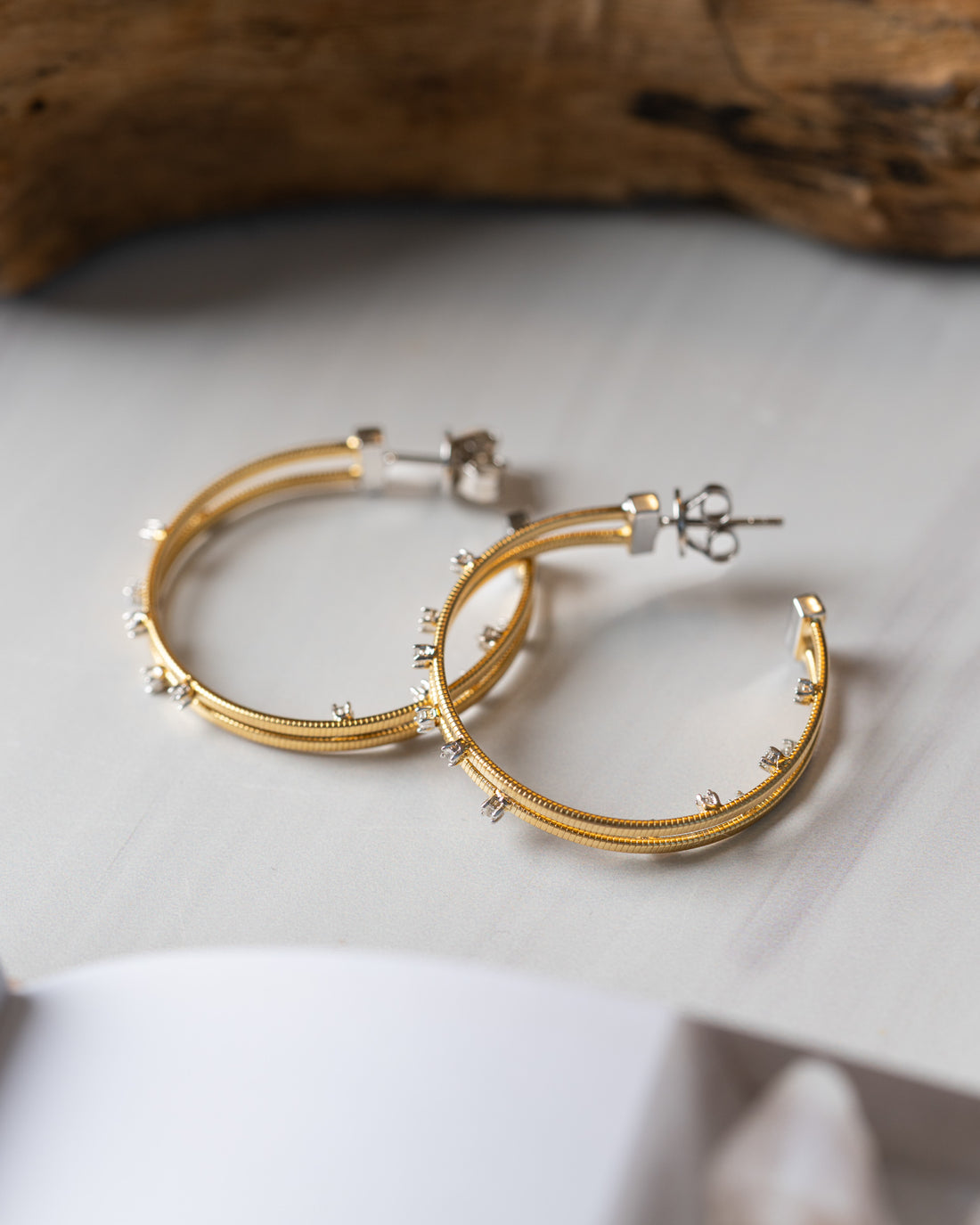 Double Pave Hoop