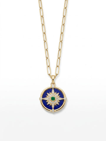 Blue Lapis Celestial Pendant