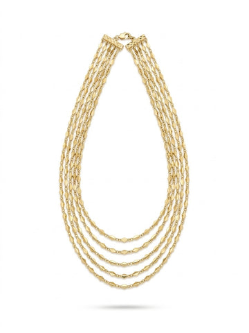 Layered Gold Chain Necklace