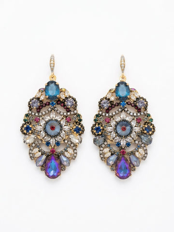 Isabella Drop Amethyst Earrings