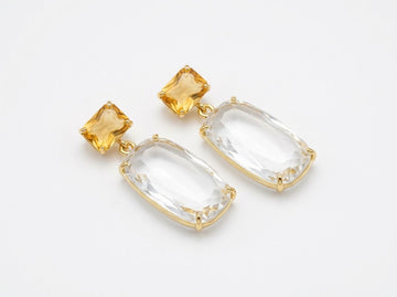 Champagne Drop Earring