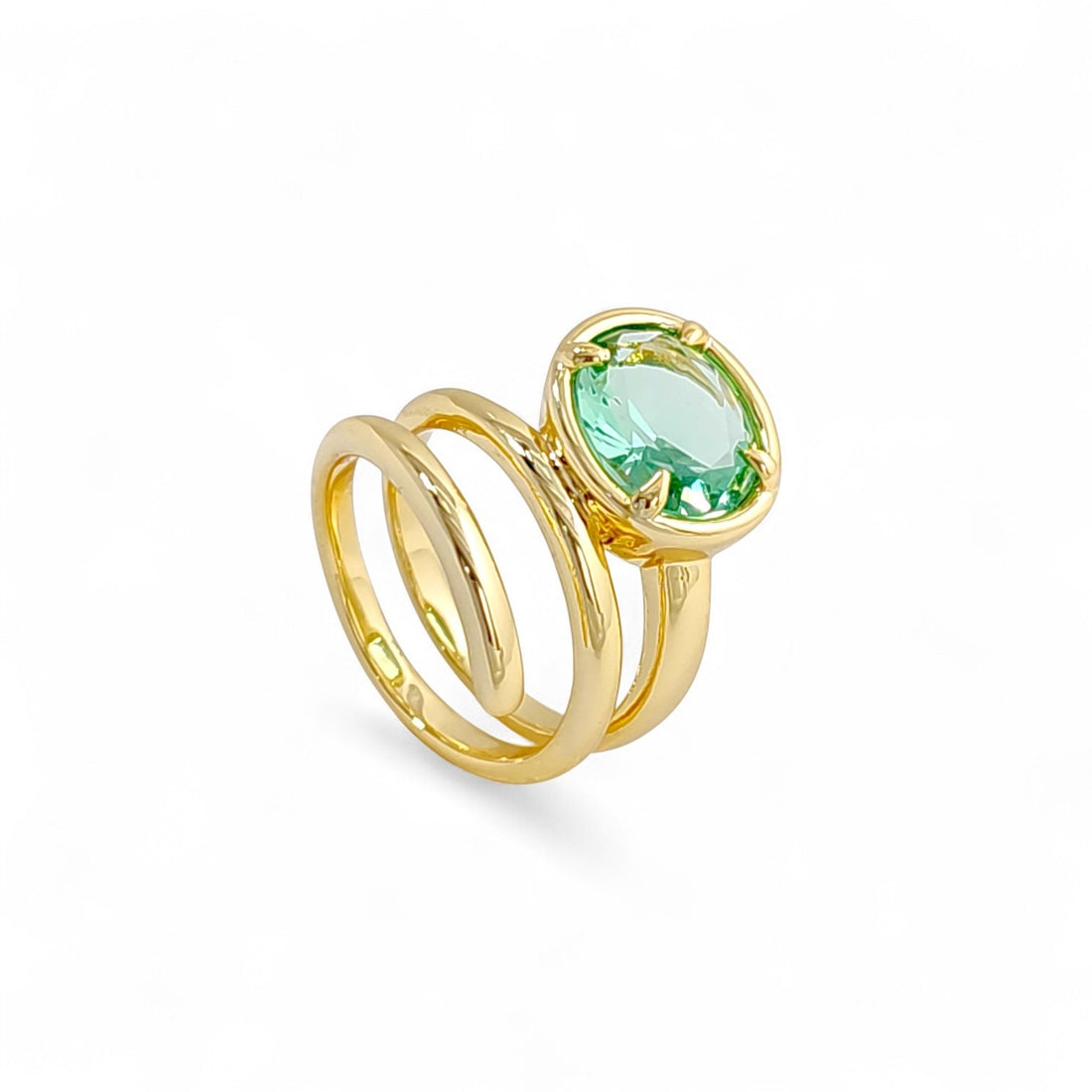 Swirl Oval Ring