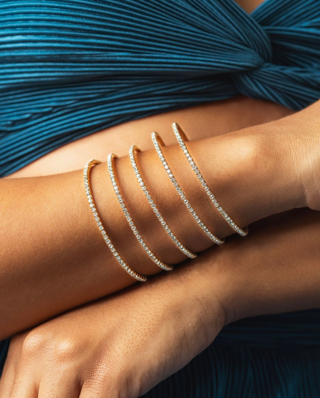 Gold Spiral Bracelet